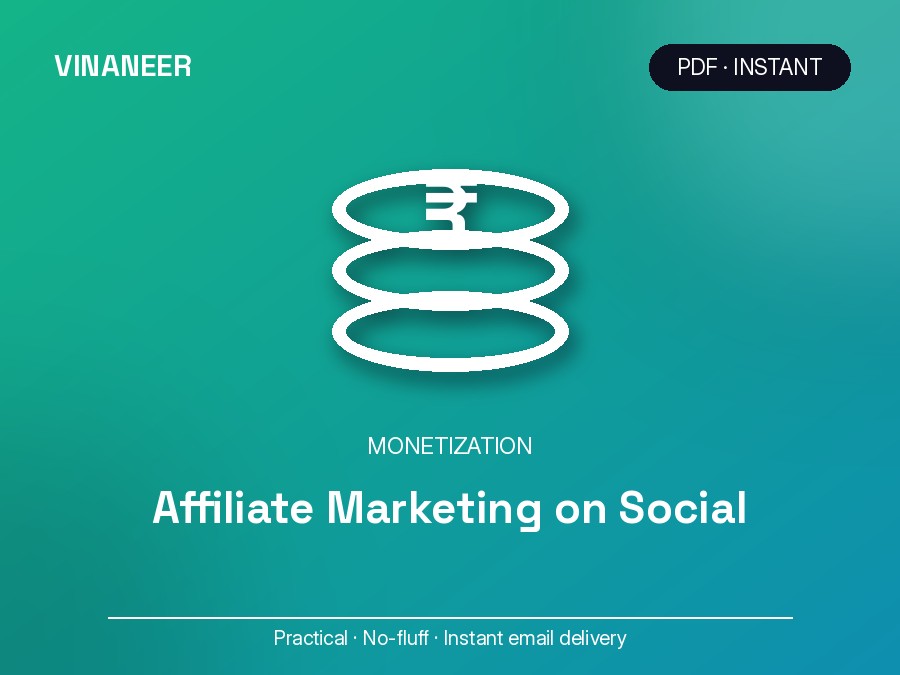 Affiliate Marketing on Social