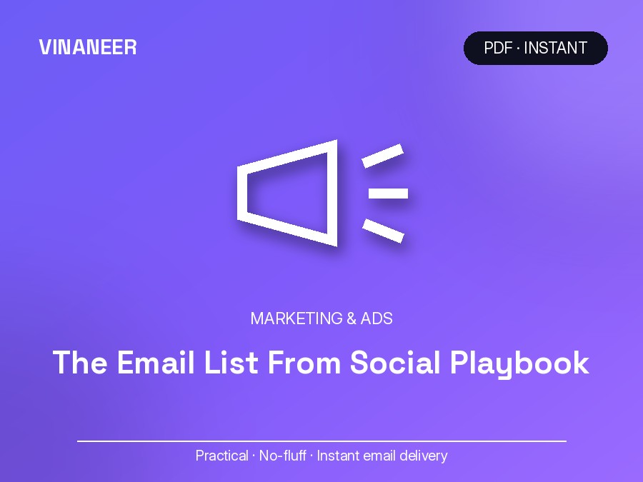 The Email List From Social Playbook