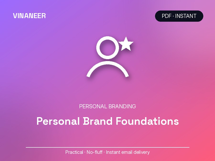 Personal Brand Foundations