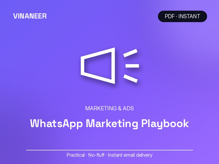WhatsApp Marketing Playbook